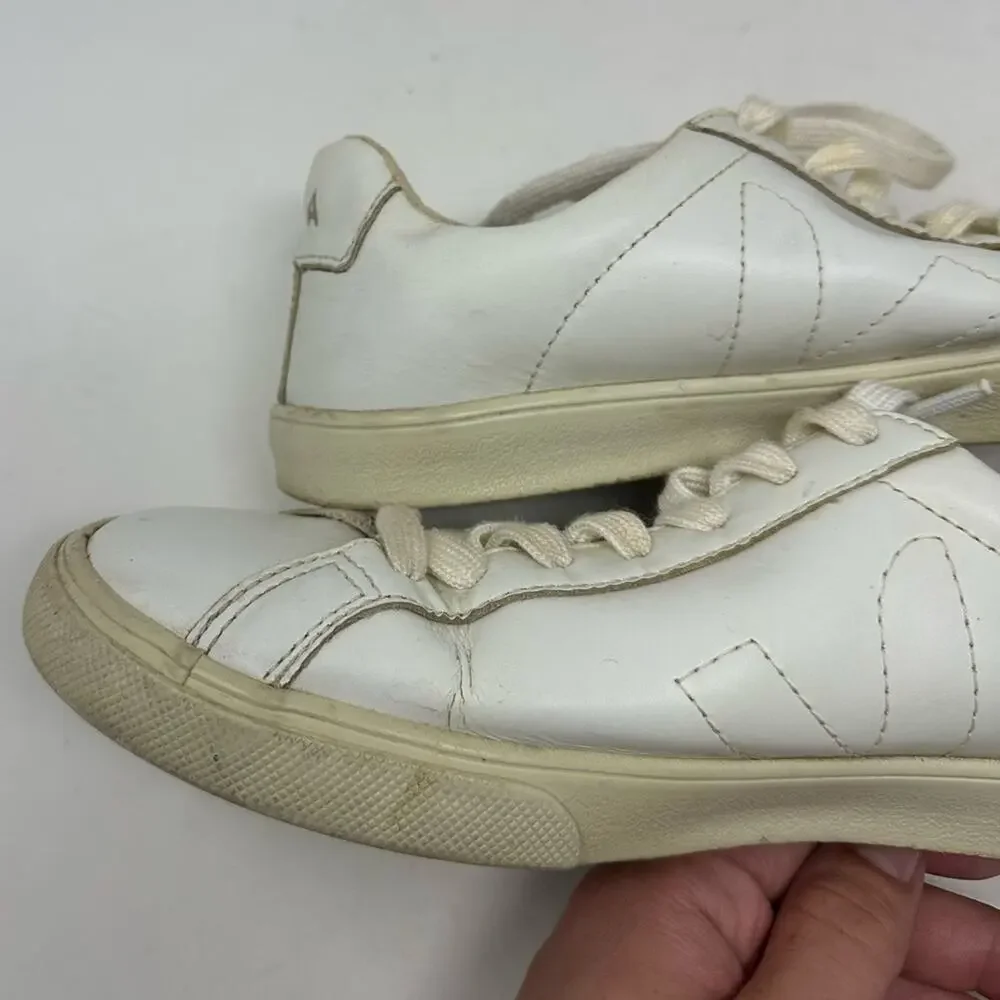 Veja x Madewell Esplar Low Sneakers Size 8 39 Women’s Shoes White Leather Casual